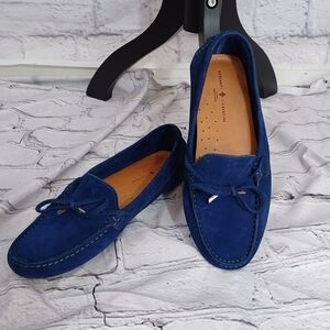 Mercanti Fiorentini Blue Suede Driving Loafers – Men’s 7.5B – Made‎ in Brazil